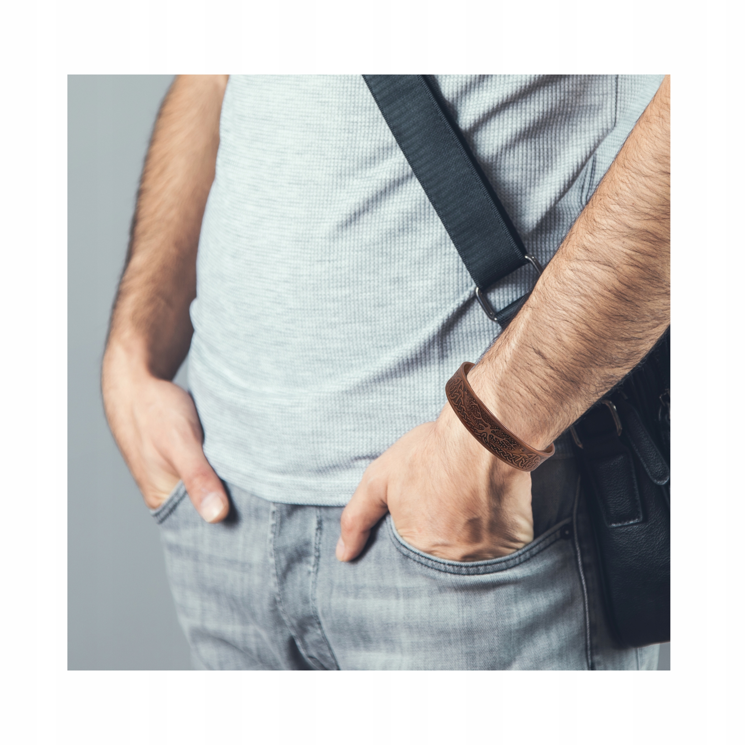 Bransoletka Miedziana Magnetyczna Zdrowotna 025 - obrazek 7