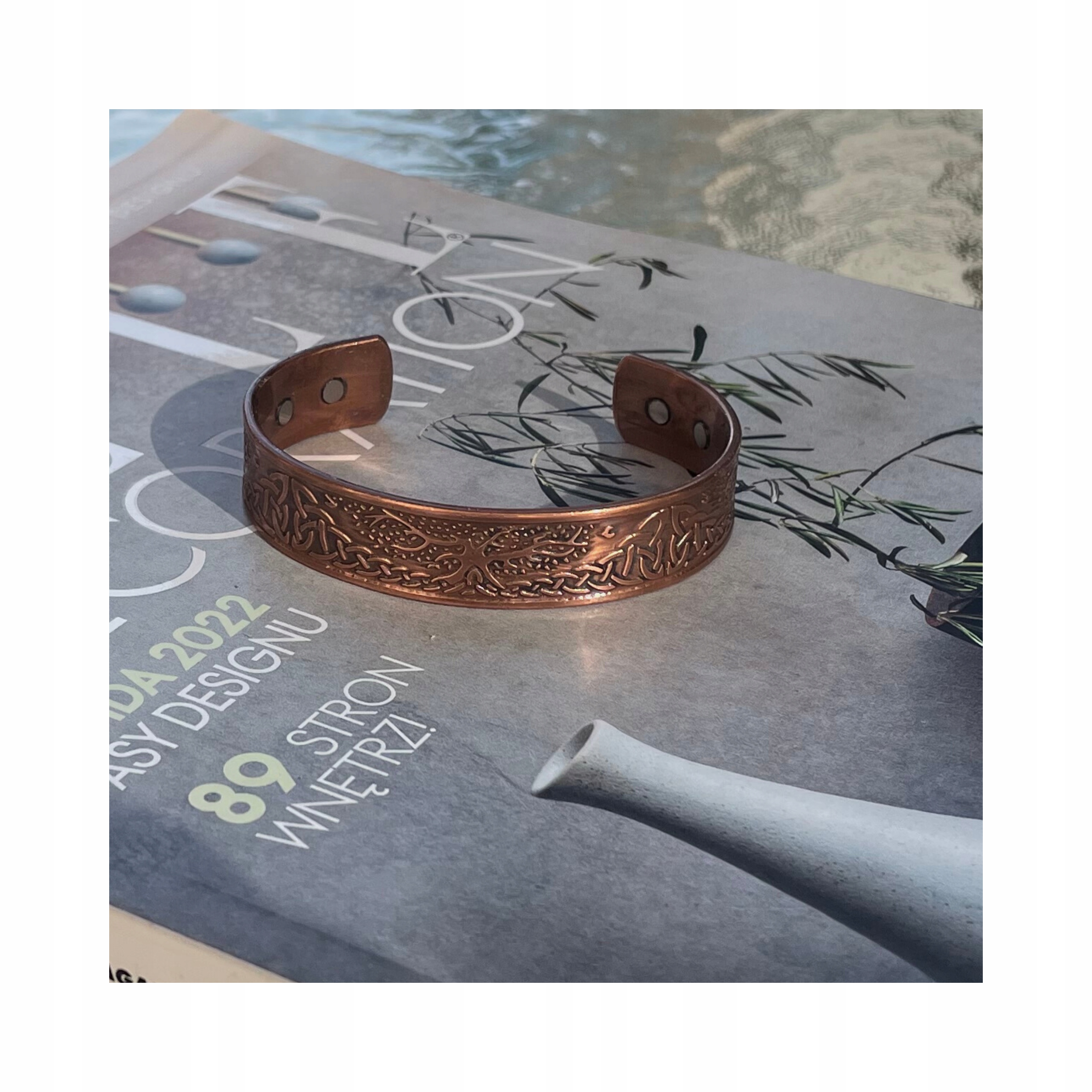 Bransoletka Miedziana Magnetyczna Zdrowotna 025 - obrazek 8