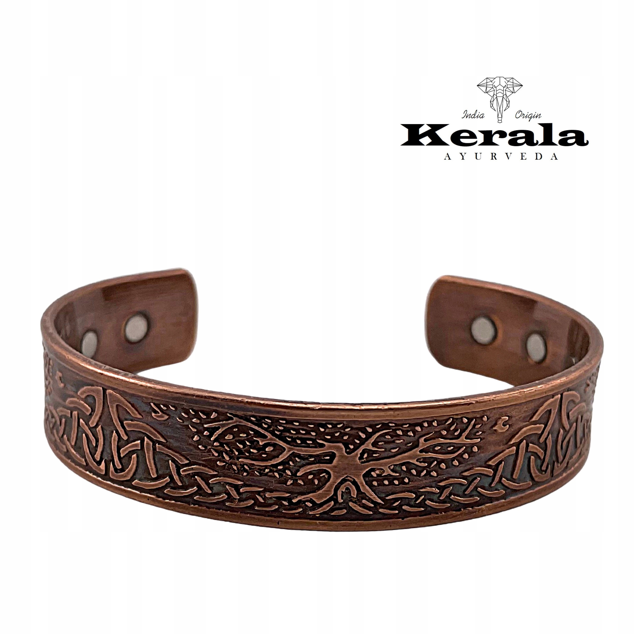 Bransoletka Miedziana Magnetyczna Zdrowotna 025 - obrazek 3