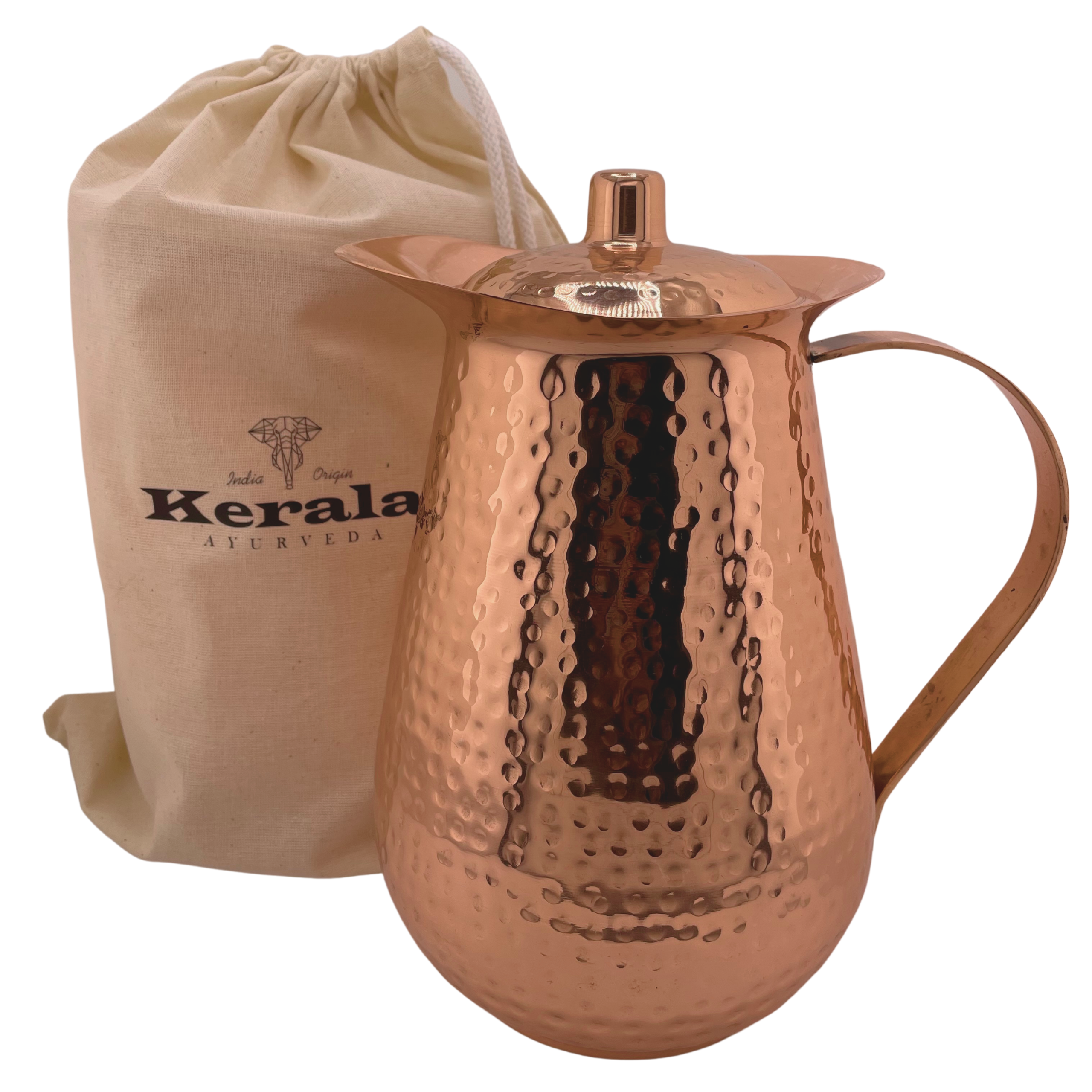 Miedziany dzbanek na Wodę Antybakteryjny Klasyczny 2L